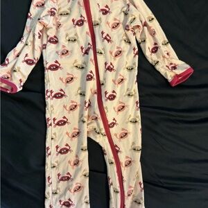 Kickee Pants Kids Bamboo Bodysuit with Crab Print 6-9 Months